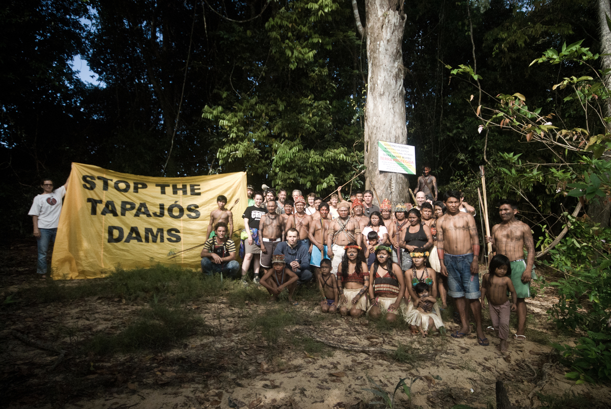 Munduruku and Greenpeace Demarcate Indigenous Lands in the Amazon © Anderson Barbosa / Greenpeace