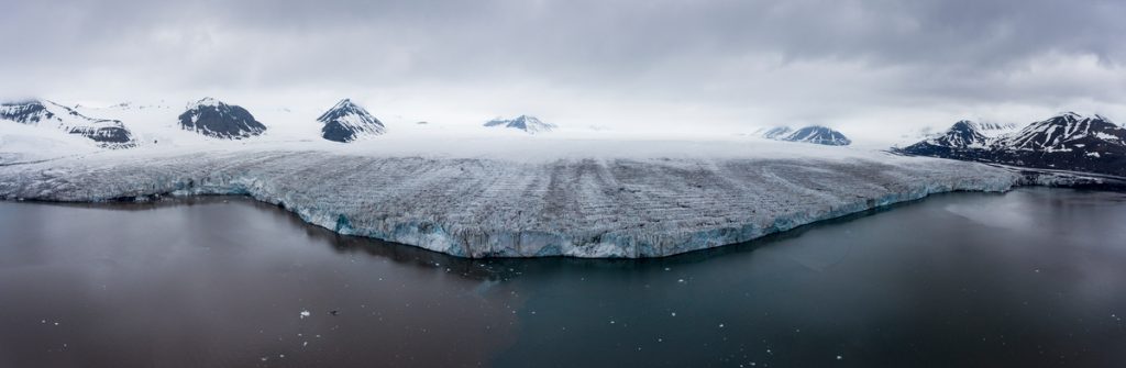 Borebreen Glacier in Svalbard