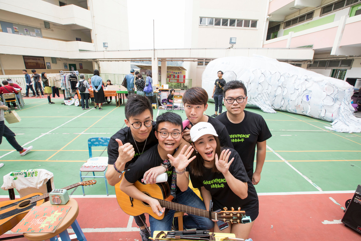 Green Market - Donor Event in Hong Kong. © Greenpeace