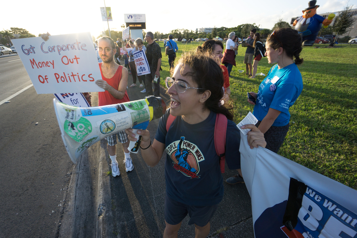 Fix Democracy Rally in Miami © Greenpeace