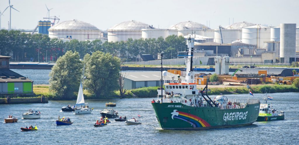 Arctic Sunrise Arrives in Amsterdam © Greenpeace / Marten van Dijl