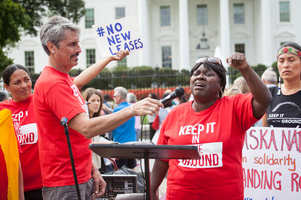 Keep it the Ground Rally at White House in Washington D.C. © Robert Meyers / Greenpeace