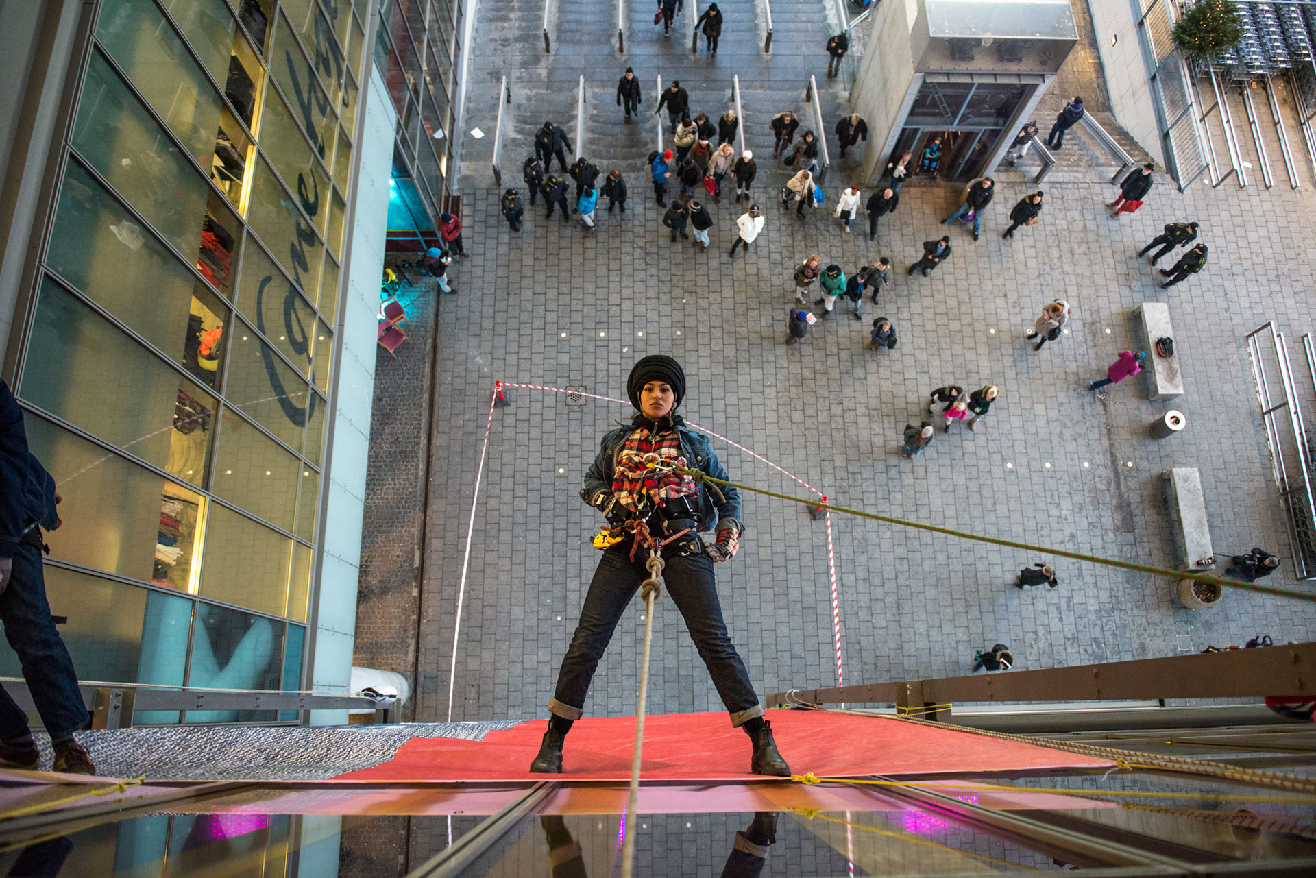 Levi's 'Detox' Action in Copenhagen © Christian Åslund / Greenpeace