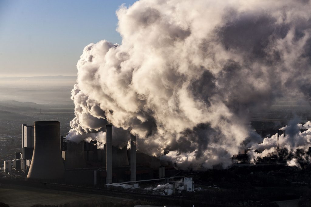 Aerial of Coal Fired Power Plant in Germany © Bernd Lauter / Greenpeace