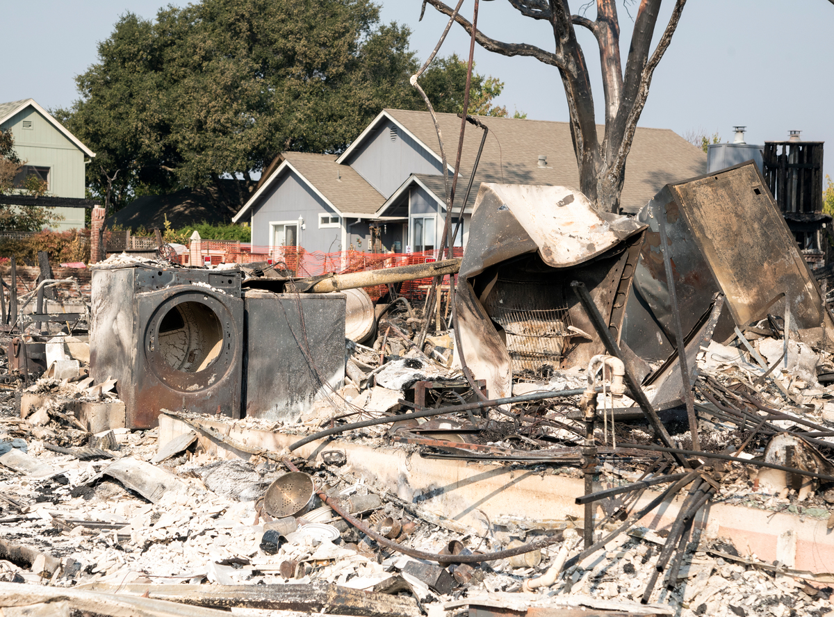 Santa Rosa Fire Devastation