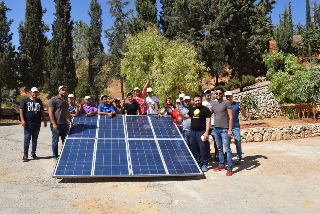 Solar Technicians' Training in Lebanon © Greenpeace