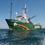 The Arctic Sunrise at sea