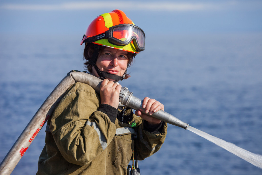 Anna Baskakova Firefighting and Training Camp in Russia © Maria Vasilieva / Greenpeace