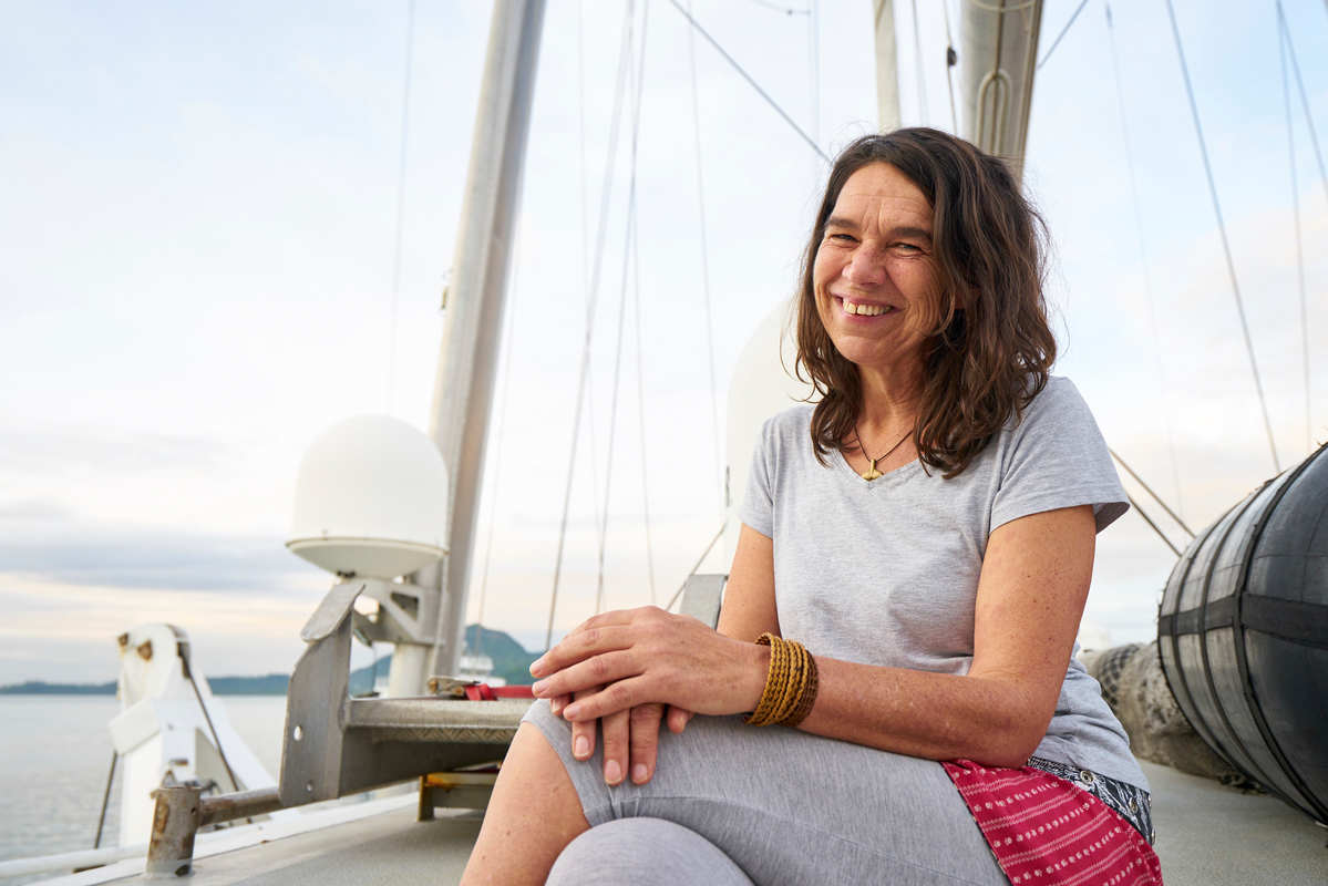 Captain Hettie Geenen © Noel Guevara / Greenpeace