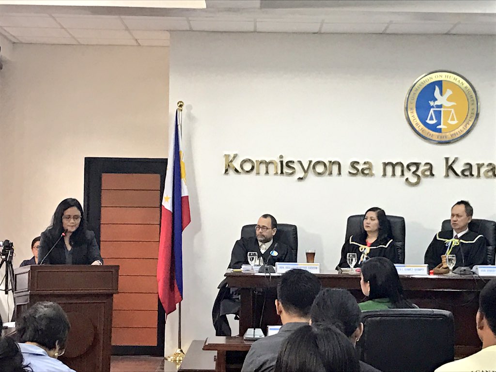 CHR hearings begin in the Philippines @Johanna Fernandez/Greenpeace