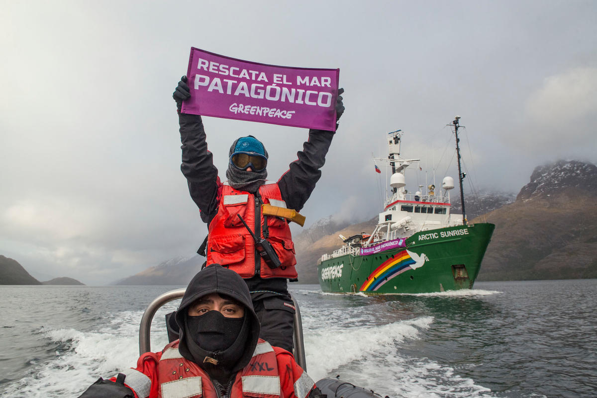 Arctic Sunrise Patagonia Ship Tour 2018 © Martín Katz / Greenpeace