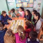 Volunteers hold workshops with children in Russia’s Astrakhan region where burning dry grass is a big problem for the forest and fire department.