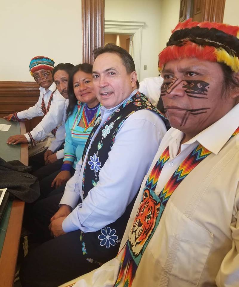 Ecuadorians and P. Bellegarde, court, 2018 © Johanna Luna