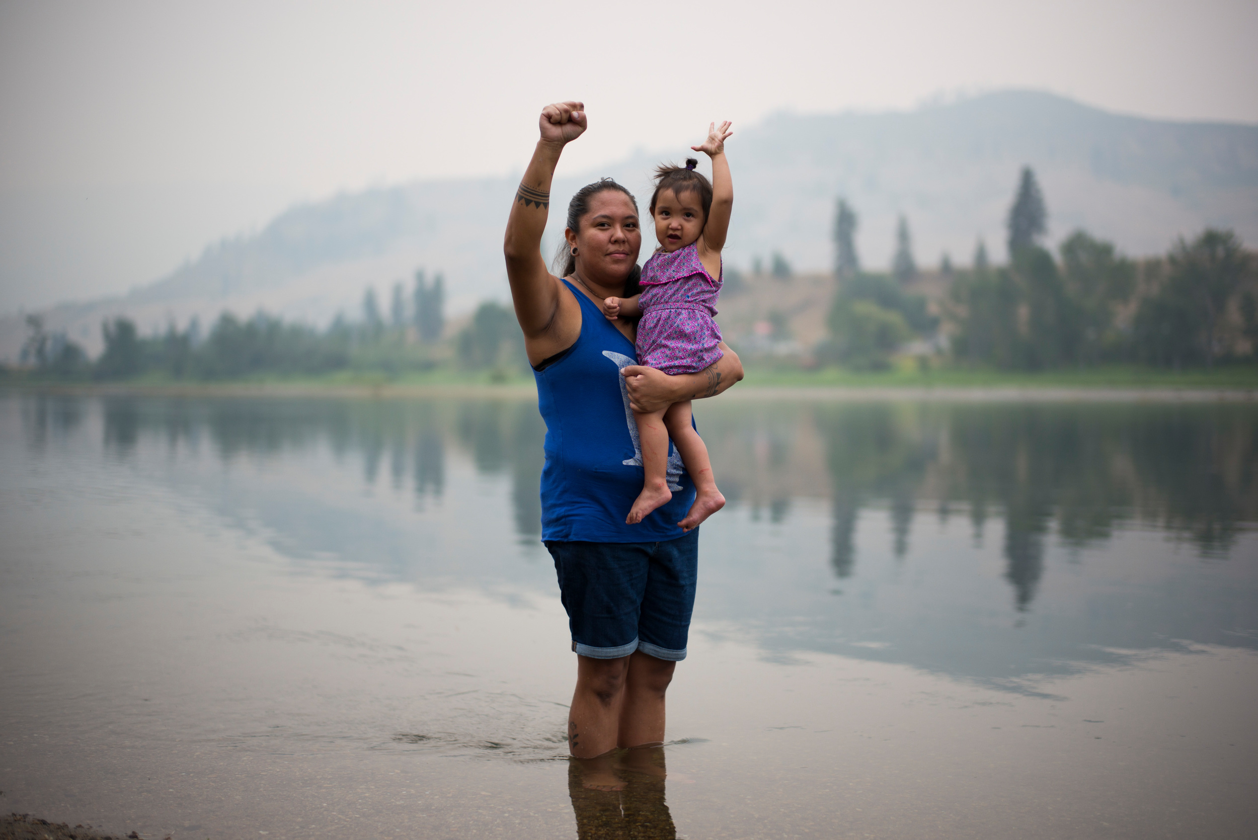 Activists from the Tiny House Warriors in Canada © Ian Willms / Greenpeace Activist from the Tiny House Warriors in Canada. © Ian Willms / Greenpeace