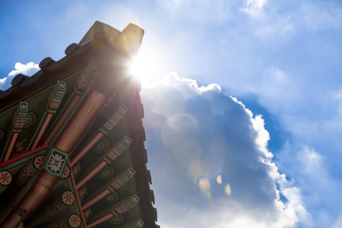 A view of a building in Seoul in the summer heat wave.© Soojung Do / Greenpeace