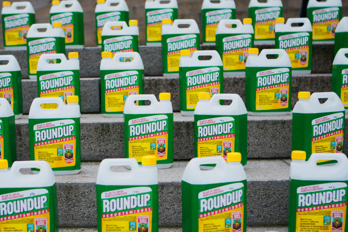 Action against Glyphosate at Danish Parliament in Copenhagen. 8 November, 2016 © Brian Berg / Greenpeace