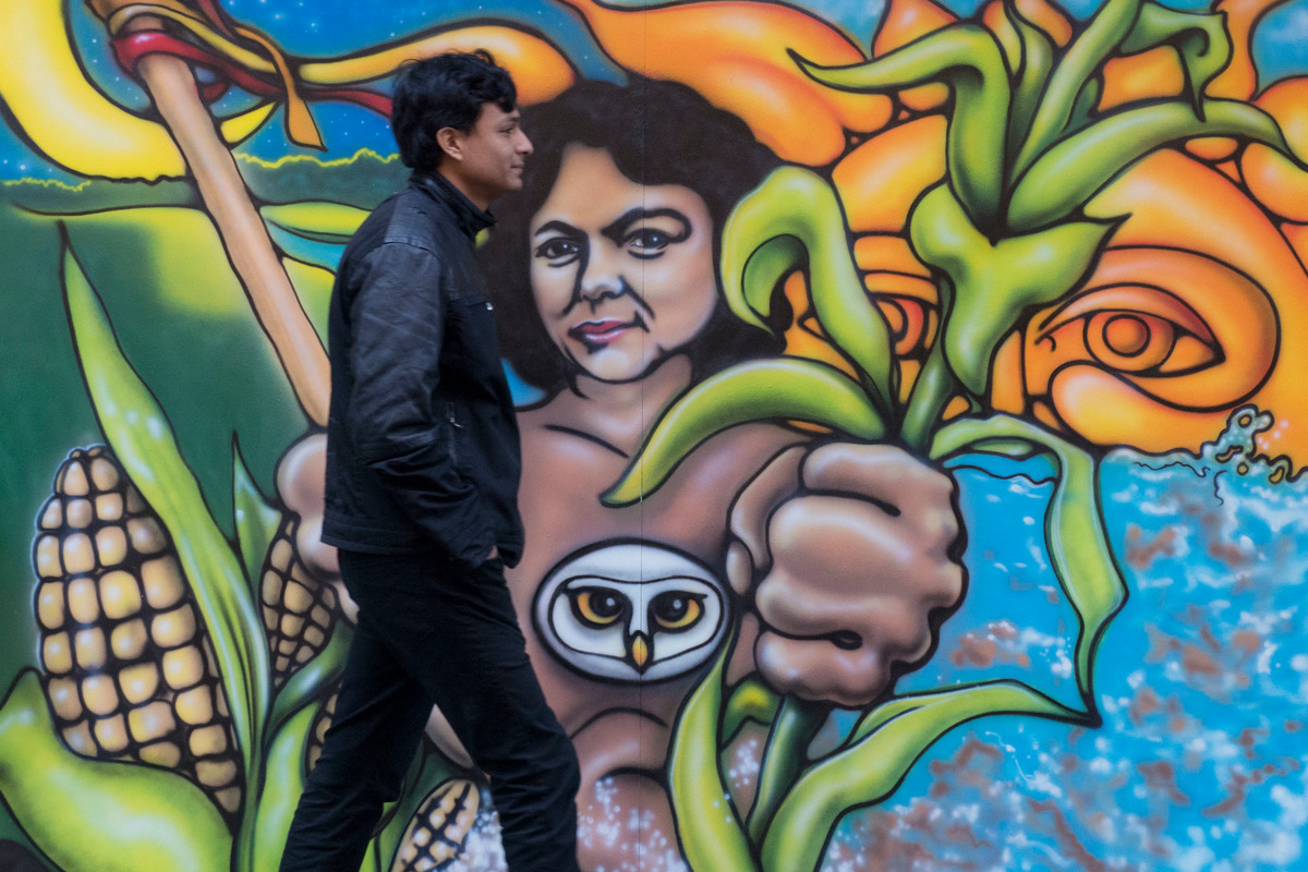 Salvador Zuñiga Cáceres in Buenos Aires © Martin Katz / Greenpeace