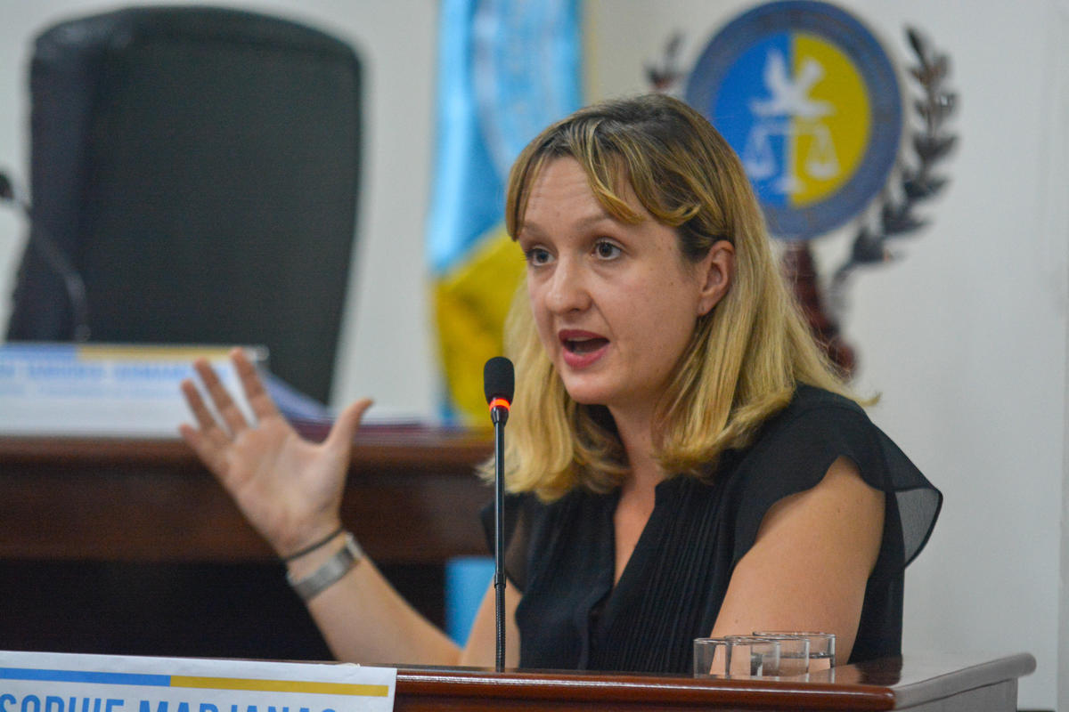 Lawyer Sophie Marjanac, author at Client Earth © Roy Lagarde/Greenpeace