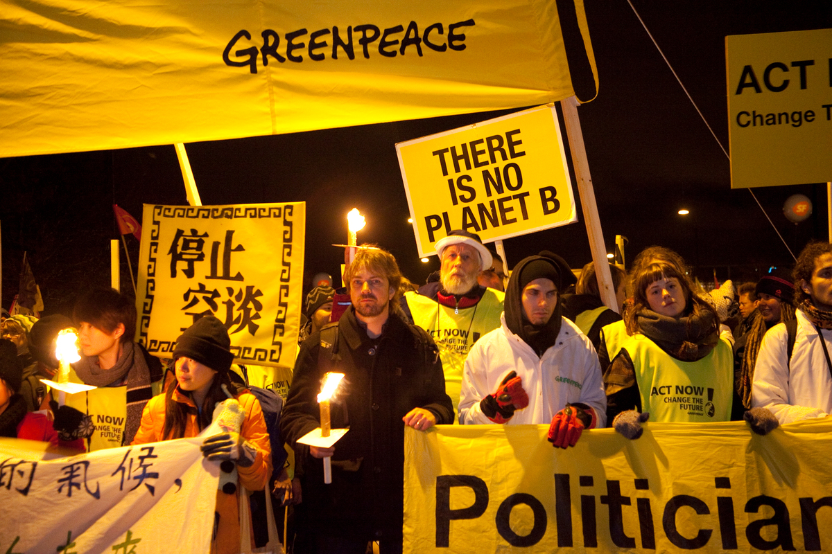 COP15 Global Day of Action in Copenhagen. © Kristian Buus