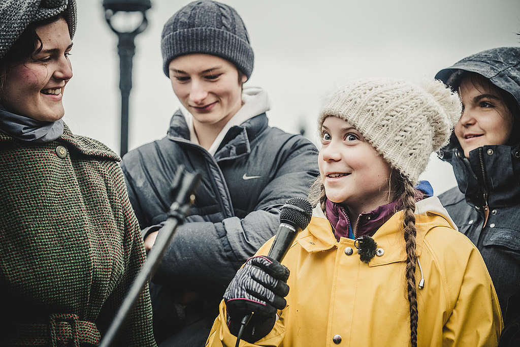 Greta Thunberg © Jana Eriksson/Greenpeace 