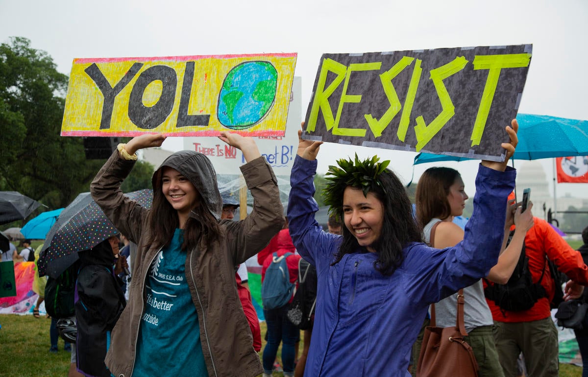 Youth Climate March in Washington D.C. © Katie Nelson