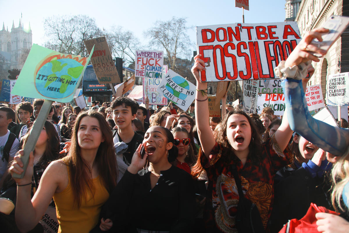 Youth Strike 4 Climate, London. © Kristian Buus