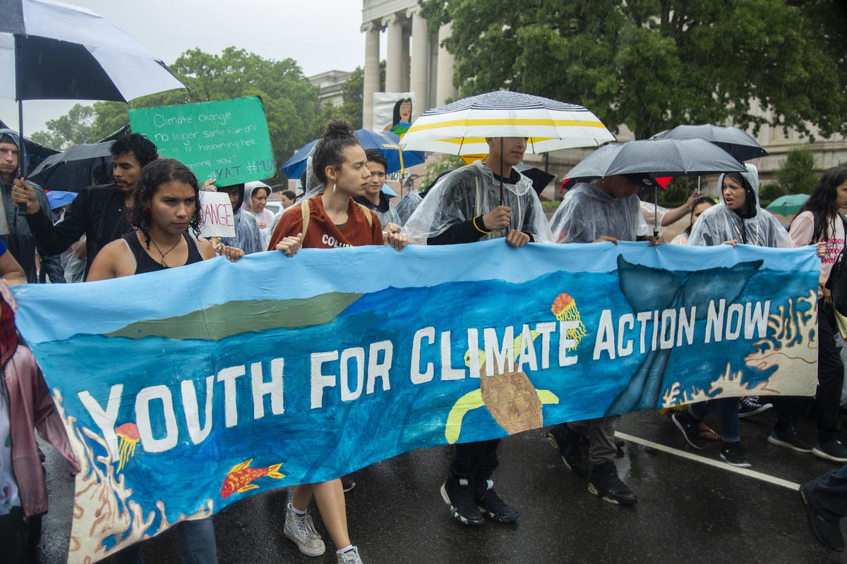 Youth Climate March in Washington D.C. © Katie Nelson