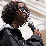 Youth Climate Strike US co-leader Isra Hirsi © Adam Iverson