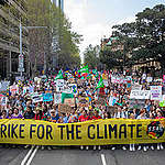 The Climate Strike march in Sydney. © Marcus Coblyn / Greenpeace