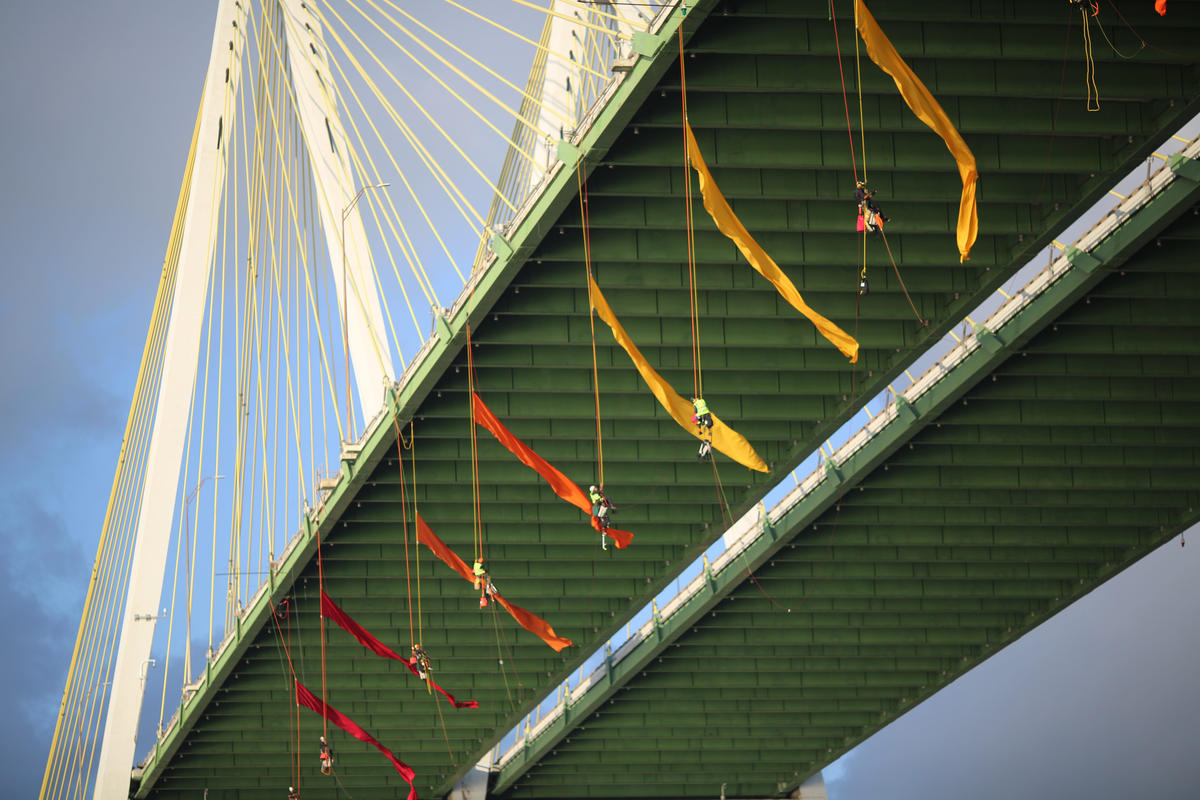 Greenpeace Activist Blockade. © Greenpeace