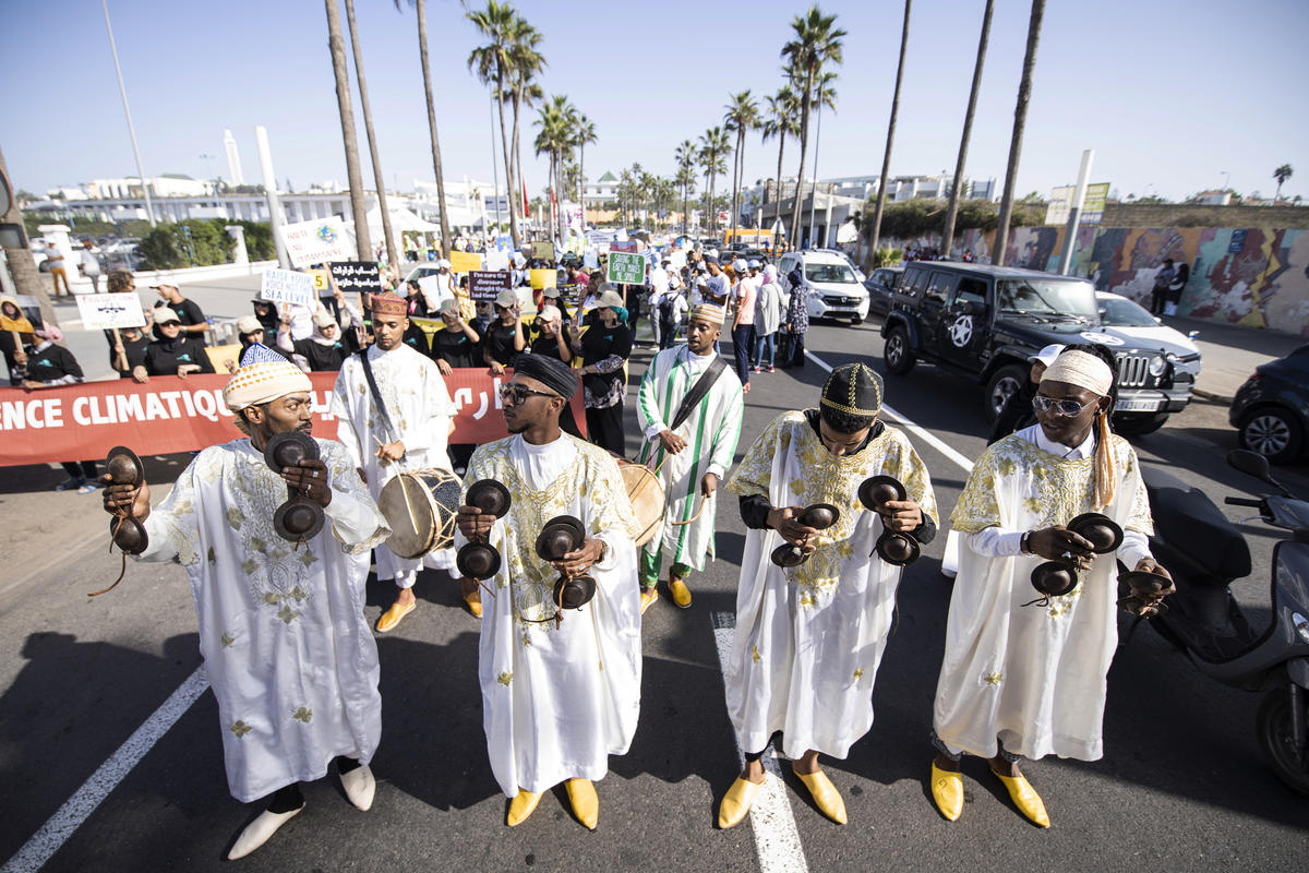 Global Climate Strike in Casablanca, Morocco. © Chadi Ilias / Greenpeace