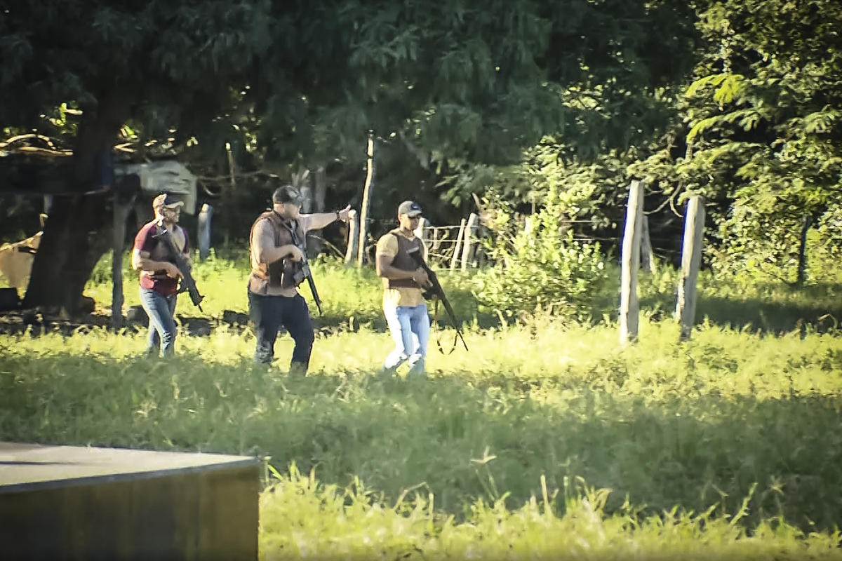 Armed Raid on Estrondo Estate in the Cerrado. © Greenpeace