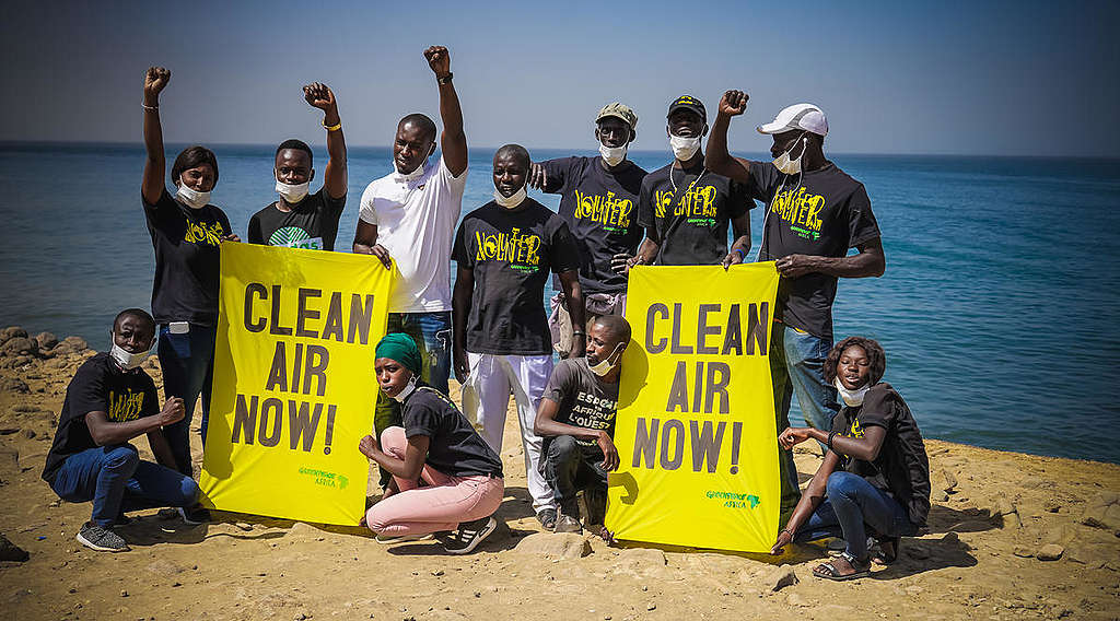 Clean Air Now in Dakar, Senegal. © Greenpeace