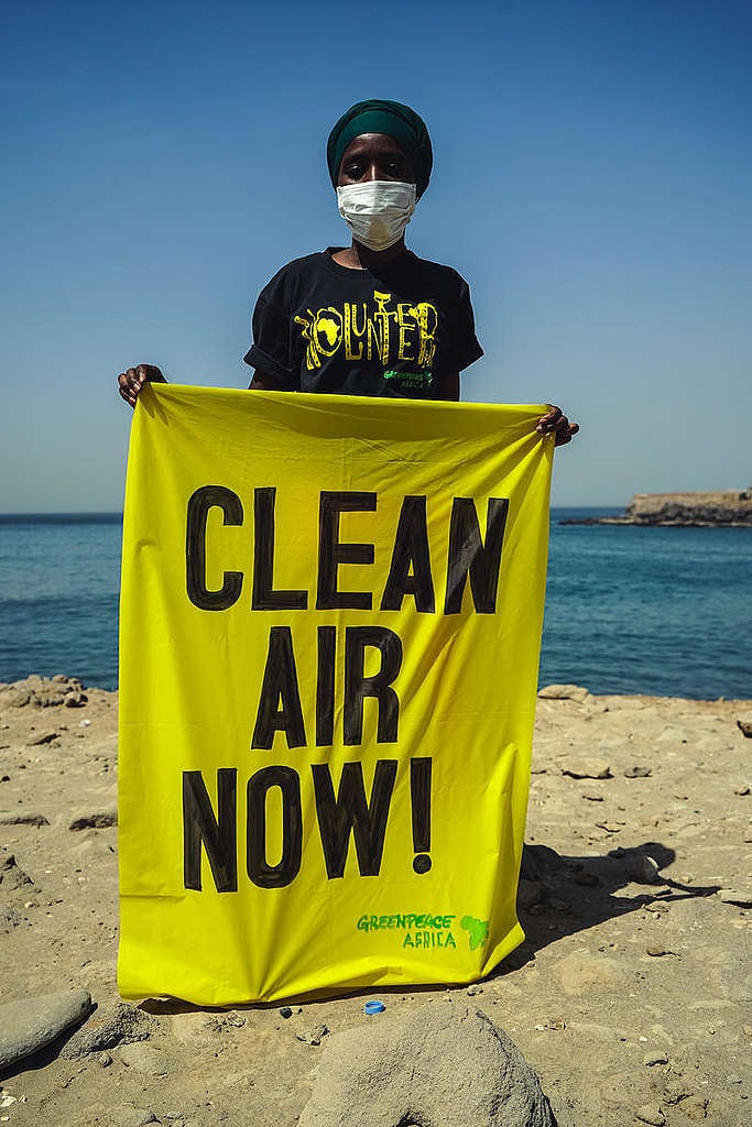 Clean Air Now in Dakar, Senegal. © Greenpeace