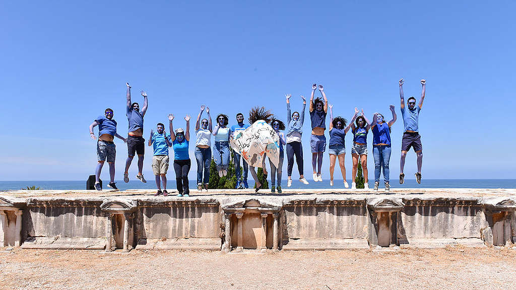 World Oceans Day Event in Lebanon. © Mazen Jannoun / Greenpeace