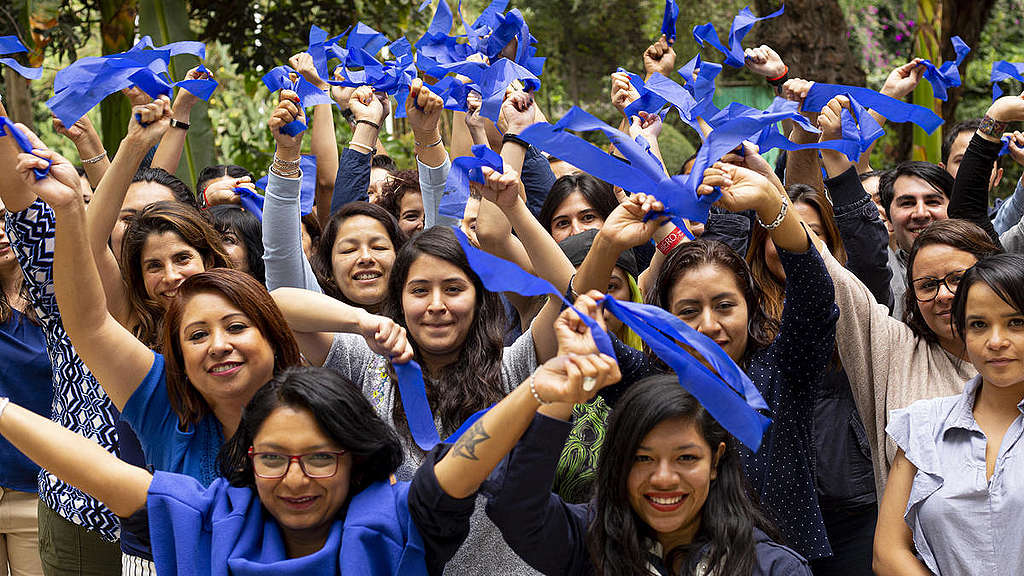 World Oceans Day Event in Mexico. © Greenpeace World Oceans Day Event in Mexico. © Greenpeace