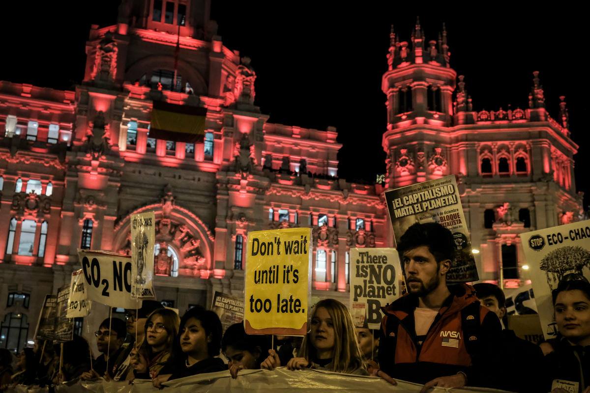Climate March during COP25 in Madrid © Pedro Armestre / Greenpeace