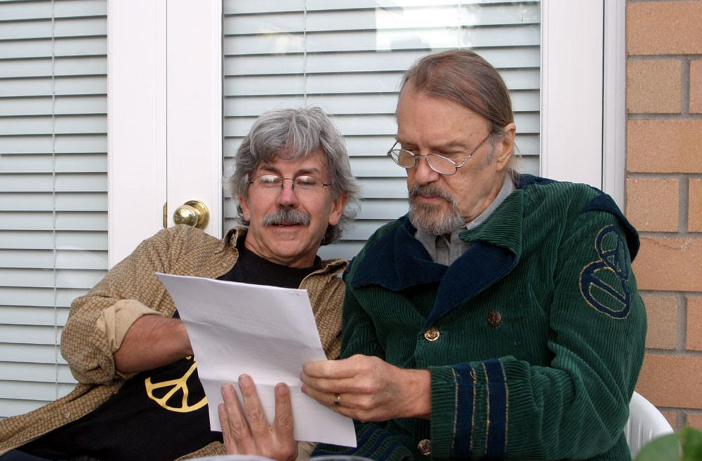 Rex Weyler and Bob Hunter in 2004 Bob and Rex in 2004. © Myron McDonald
