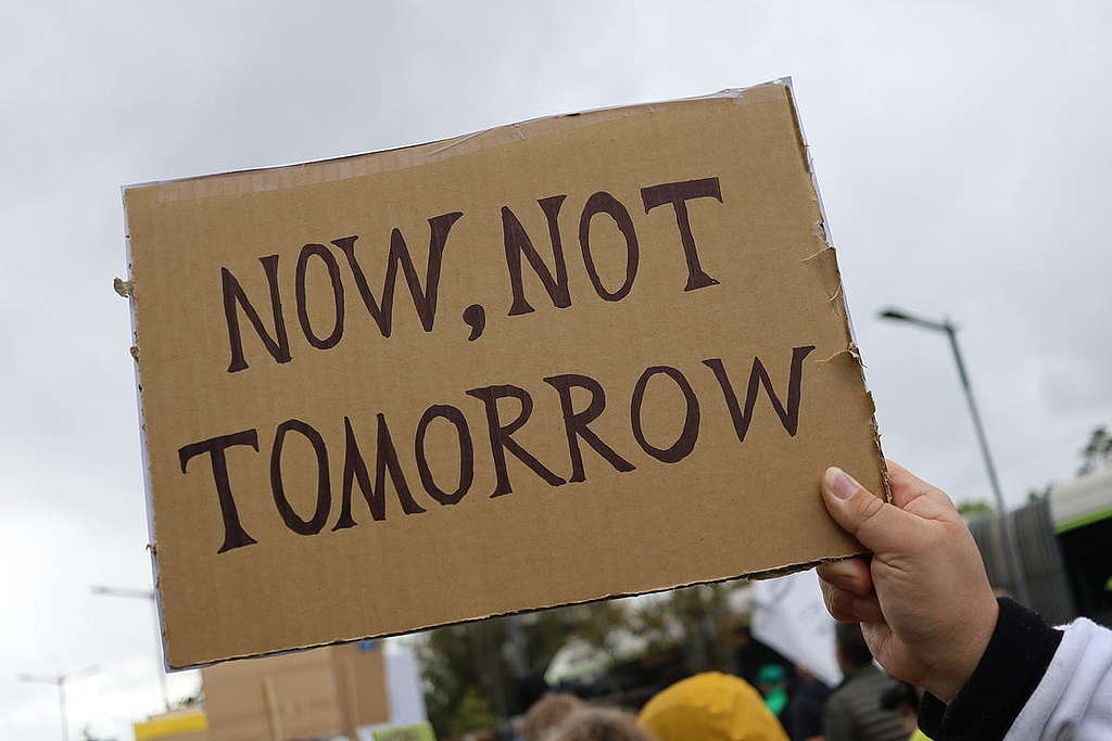 United for Climate Justice March in Luxembourg. © Greenpeace / Anais Hector