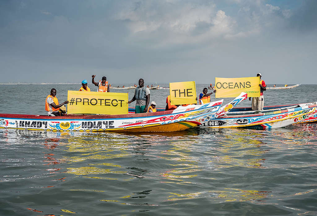 Arctic Sunrise Leaves Dakar, Senegal. © Tommy Trenchard / Greenpeace Arctic Sunrise Leaves Dakar, Senegal. © Tommy Trenchard / Greenpeace