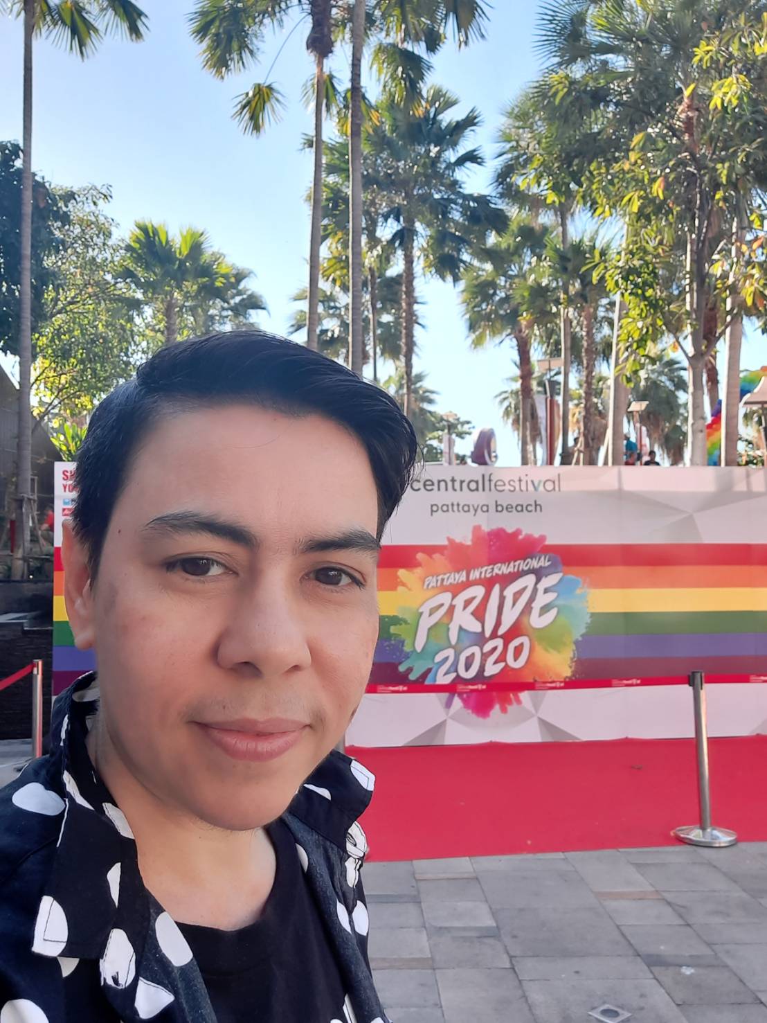 Parit at Pattaya International Pride. © Parit Chomchuen / Greenpeace