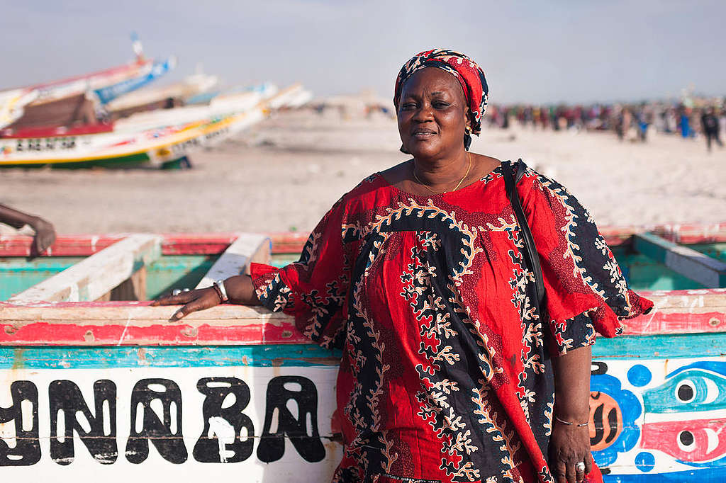 Fatou Samba in Bargny. © Clément  Tardif / Greenpeace