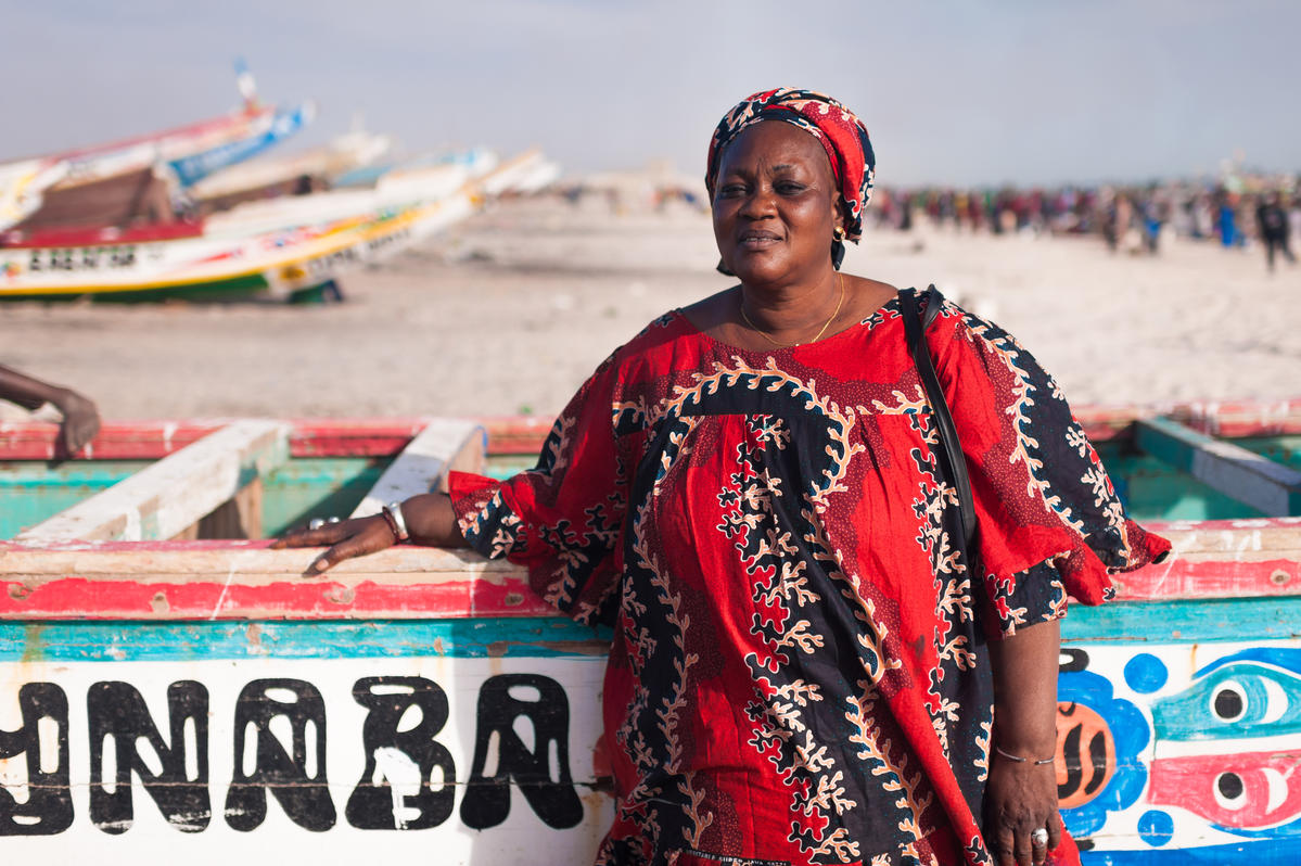 Fatou Samba in Bargny. © Clément  Tardif / Greenpeace