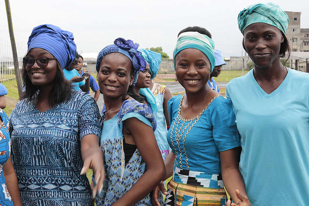 World Oceans Day Event in Cameroon. © Greenpeace World Oceans Day Event in Cameroon