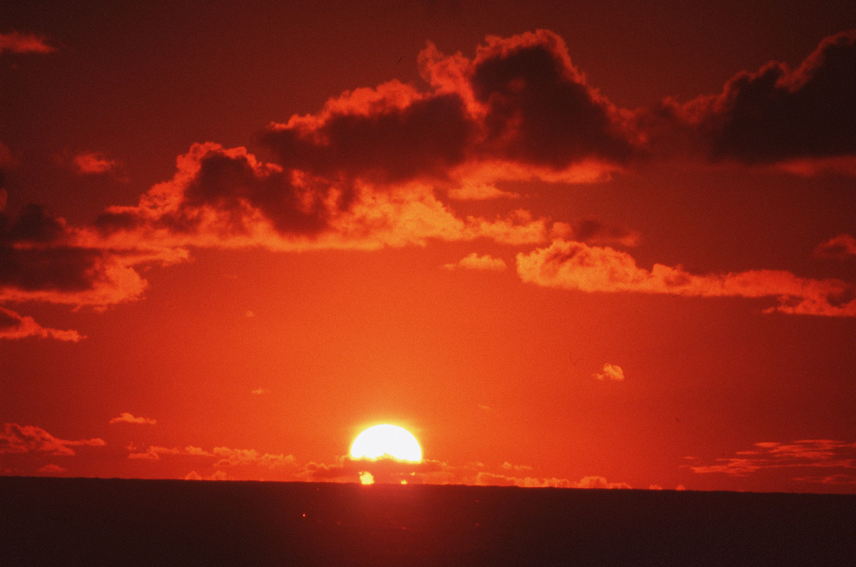 North Sea Sun Down