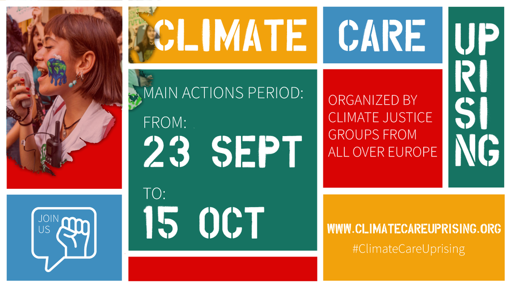 Climate Care Uprising banner