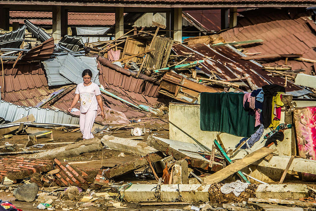 Flash Floods in South Kalimantan. © Iman Satria / Greenpeace