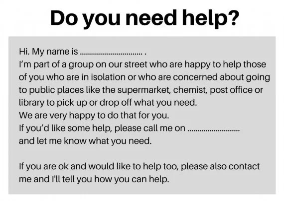 Do you need help card