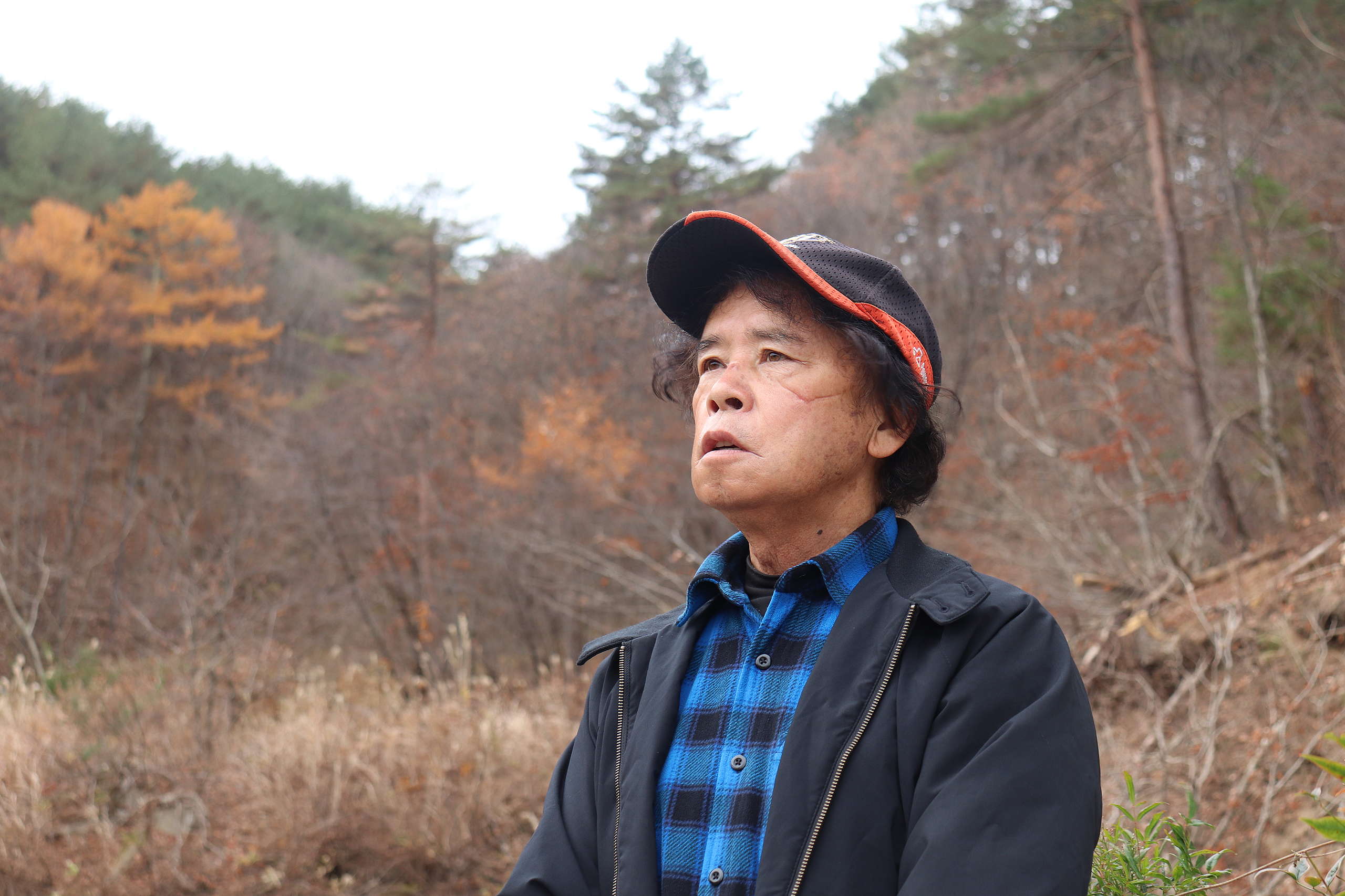 Mr. Anzai was forced to evacuate from Iitate, his home of many years, following the Fukushima Daiichi nuclear disaster. © Greenpeace