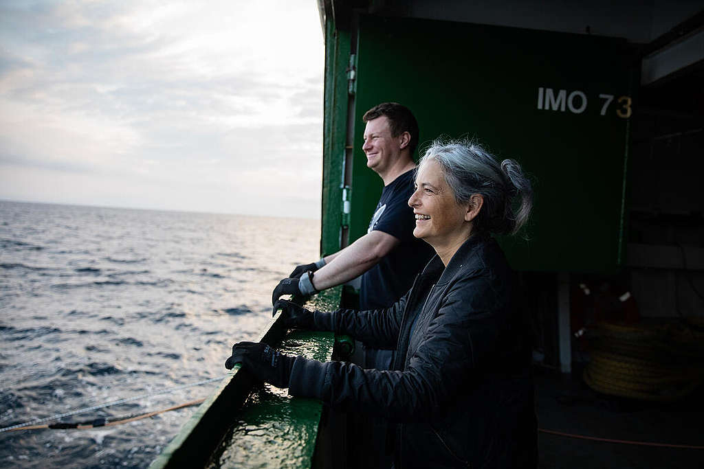 Life onboard the MY Arctic Sunrise in Tromsø. © Daniella Zalcman / Greenpeace